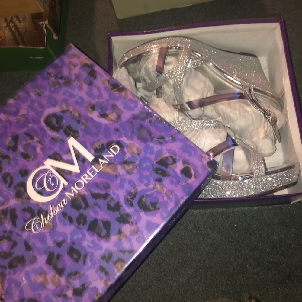 Glittery heels